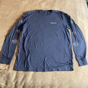 RVCA Deep Navy Long Sleeve